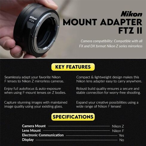 Nikon Z6III Mirrorless Camera with FTZ II Adapter | 24.5MP full frame sensor with 6K internal RAW and FTZ II adapter for photography, videography and low light in Kuwait