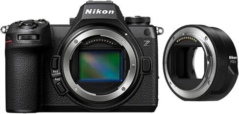 Nikon Z6III Mirrorless Camera with FTZ II Adapter | 24.5MP full frame sensor with 6K internal RAW and FTZ II adapter for photography, videography and low light in Kuwait