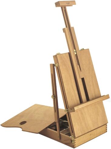Mabef M/A30 Wooden Tripod. Oiled Beechwood Artist Support Stand for Pochade Boxes, Indoor Outdoor, Supports up to 17 3/4 lbs in Kuwait