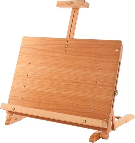 Mabef M/A30 Wooden Tripod. Oiled Beechwood Artist Support Stand for Pochade Boxes, Indoor Outdoor, Supports up to 17 3/4 lbs in Kuwait