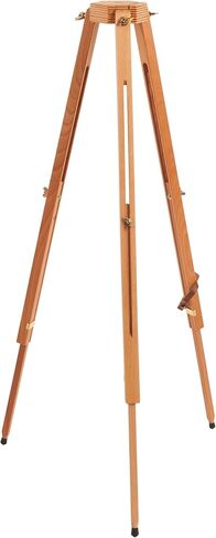 Mabef M/A30 Wooden Tripod. Oiled Beechwood Artist Support Stand for Pochade Boxes, Indoor Outdoor, Supports up to 17 3/4 lbs in Kuwait