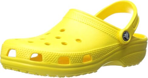 Crocs Men's and Women's Classic Clog, Lemon, 7 Women/5 Men in Kuwait