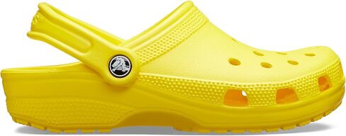 Crocs Men's and Women's Classic Clog, Lemon, 7 Women/5 Men in Kuwait