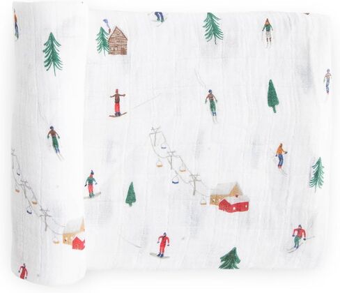 Little Unicorn Premium Cotton Swaddle Baby Blanket | Breathable Fabric | for swaddling, Play, Nursing & More (Bats) in Kuwait