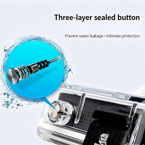 Waterproof Housing Case for Gopro Max 2, 50m/164ft Waterproof Camera Underwater with Bracket for GoPro MAX 2 Case, Go Pro Max Accessories in Kuwait