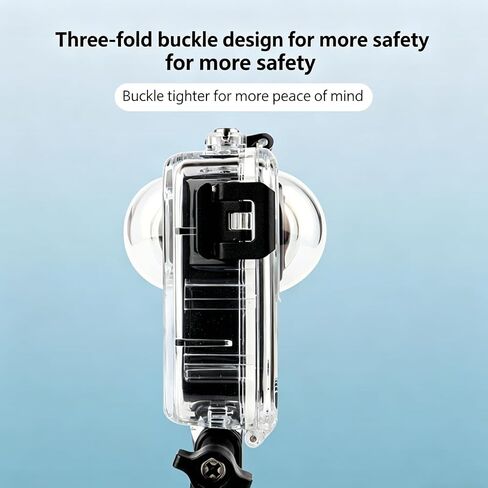 Waterproof Housing Case for Gopro Max 2, 50m/164ft Waterproof Camera Underwater with Bracket for GoPro MAX 2 Case, Go Pro Max Accessories in Kuwait