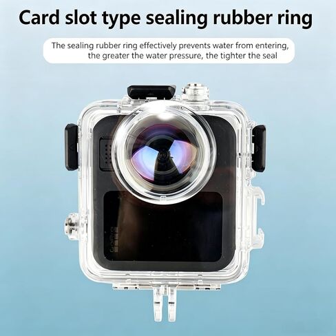 Waterproof Housing Case for Gopro Max 2, 50m/164ft Waterproof Camera Underwater with Bracket for GoPro MAX 2 Case, Go Pro Max Accessories in Kuwait