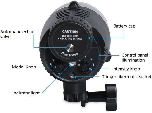 Seafrogs SF-01 Underwater Strobe Light for Camera Housing | Underwater strobe or video light for Seafrogs camera housings, diving photos and wide-angle underwater shooting. in Kuwait