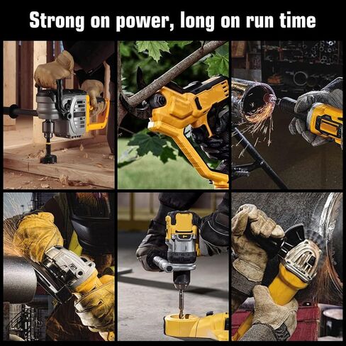 2Packs 12.0A Battery Replacement for Dewalt 20V Battery and DCB102 Charger | Compatible with Dewalt 20V Battery Lithium DCB207 DCB206 DCB203 DCB204 DCB200 DCB201 Series Power Tool in Saudi Arabia