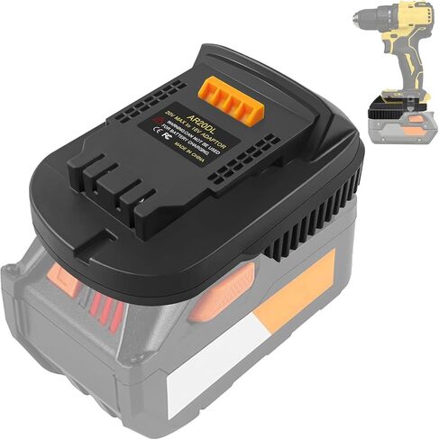 for Ryobi to Milwaukee Battery Adapter, for M18 Battery and for Dewalt Work for Ryobi 18V Tool in Kuwait