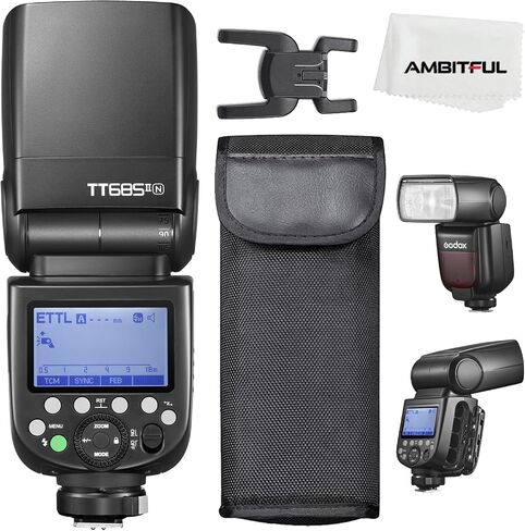 Godox TT685IIS 1/8000s HSS GN Speedlite Flash TTL TCM efficient Conversion Function Built-in Godox 2,4G X System Receiver(TT685IIS for Sony) in Kuwait