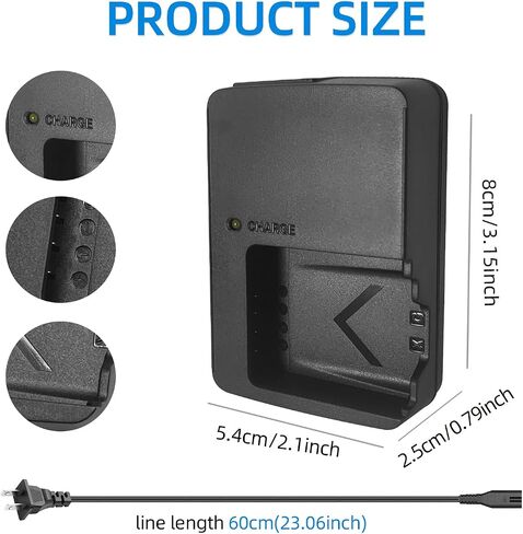 BC-CSX NP-BX1 Battery Charger for NP BX1 Battery | Compatible with Sony ZV-1, ZV-1 II, ZV-1F, RX100 I II III IV V VA VI VII, HX60, HX80, HX90, HDR-CX405 HDR-AS15 Digital Camera in Kuwait