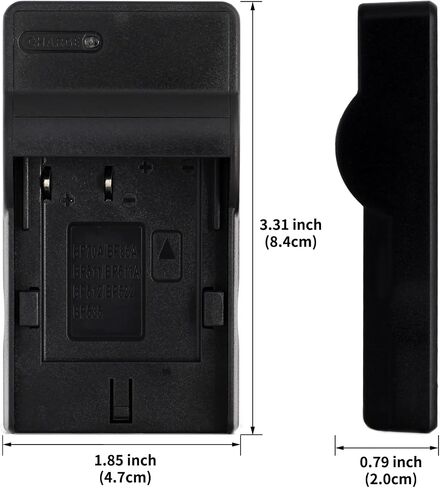 Norifon BP-511 USB Charger for Canon EOS 10D, 20D, 30D, 40D, 50D, D60 | Compaitible with Canon MV630i, MV700, MV730i, Optura Pi, Optura Xi, ZR10, ZR60, PowerShot G5 Camera in Kuwait
