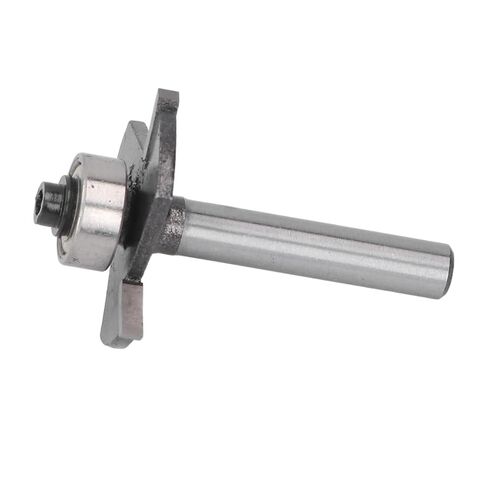 T Slot Router Bit 1/4in Shank 3/32in Cutting Height Tungsten Steel with Bearing for Slotting Grooving Hardwood Softwood Plywood, Precise T Slot Cutter for Woodworking Joinery and S in Kuwait