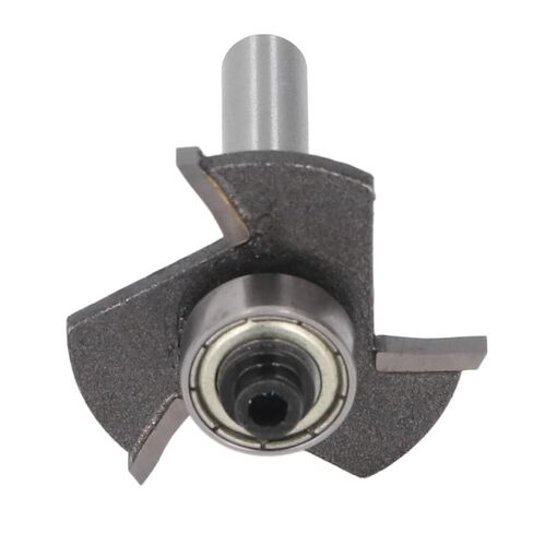 T Slot Router Bit 1/4in Shank 3/32in Cutting Height Tungsten Steel with Bearing for Slotting Grooving Hardwood Softwood Plywood, Precise T Slot Cutter for Woodworking Joinery and S in Kuwait