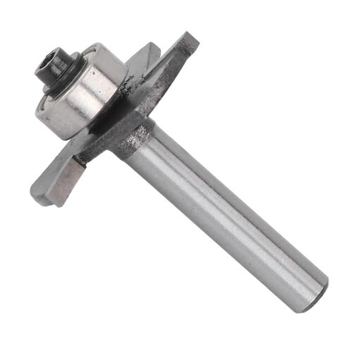 T Slot Router Bit 1/4in Shank 3/32in Cutting Height Tungsten Steel with Bearing for Slotting Grooving Hardwood Softwood Plywood, Precise T Slot Cutter for Woodworking Joinery and S in Kuwait