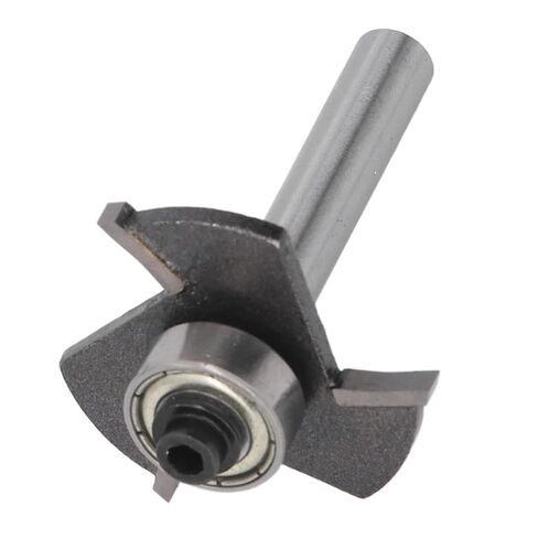 T Slot Router Bit 1/4in Shank 3/32in Cutting Height Tungsten Steel with Bearing for Slotting Grooving Hardwood Softwood Plywood, Precise T Slot Cutter for Woodworking Joinery and S in Kuwait