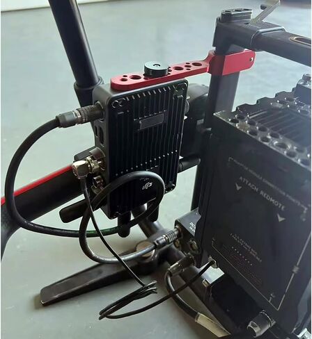 Expansion Arm Bracket for DJI Ronin 2 Gimbal Tilt Axis to DJI Teradek Bolt Bond Vaxis Video Transmission Transmitter Receiver, 1/4"-20 3/8"-16 M3 Threads Red in Kuwait