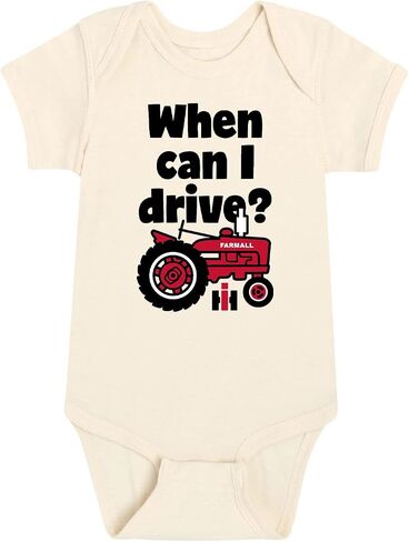 International Harvester - When Can I Drive - Infant Baby One Piece in Kuwait