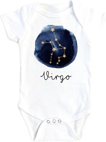 Virgo Zodiac - Baby Boy Girl Clothes Infant Bodysuit Funny Cute Newborn in Kuwait