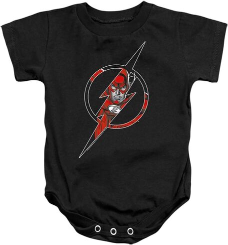 Popfunk The Flash Logo Shield Collection Unisex Infant Snap Suit for Baby in Kuwait