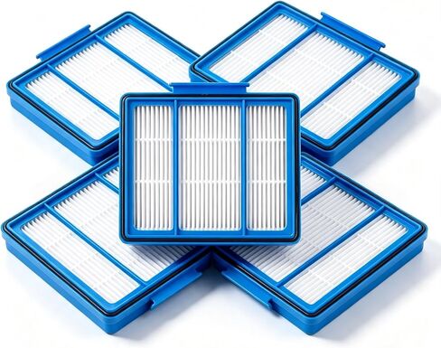 5-Pack Replacement HEPA Filter Compatibility for Shark ION,IQ,EZ AI Series Vacuum AV2501AE RV1001AE AV910/911S/912S/915S AV753 RV100AE UR1000SR AV2001WD RV1001 AV752 AV2820S Part Fit # RVFFK950 (5) in Saudi Arabia