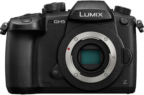 PANASONIC LUMIX GH5 Body 4K Mirrorless Camera, 20.3 Megapixels, Dual I.S. 2.0, 4K 422 10-bit, Full Size HDMI Out, 3 Inch Touch LCD, DC-GH5KBODY (USA Black) (Renewed) in Kuwait