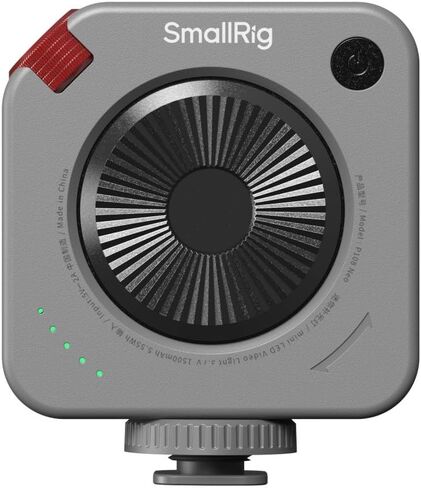SMALLRIG P108 Neo Mini RGBWW Video Light, Portable Camera Light for Photography, Cold Shoe Light, CRI95+, 2700K-6500K, 1500mAh Battery, Fill Light Accessories for Content Creator, Nebula Gray - 5821 in Saudi Arabia