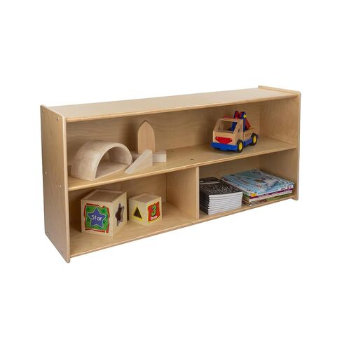 Contender Kids Storage Organizer for Toys, Games, Art, and Books, 2 Shelves, Wood Furniture for Toddlers, Children, Daycare, Classroom, 47-inch Width in Saudi Arabia