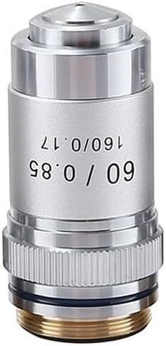 195mm Achromatic Microscope Objective Lens 4X 20X 40X 60X 100X RMS Thread for Biological Laboratory Equipment(60X) in Kuwait