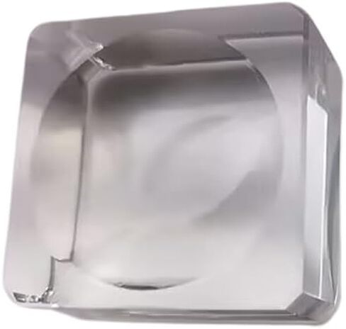40mm Square Clear Glass Crystal Ball Display Base Stand | for 50-80mm Spheres, Anti-Scratch, Photography Prop, Desktop Decor in Kuwait
