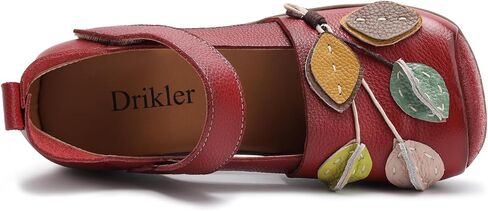 Flats for Women Fashion Square Toe Walking Shoes Non Slip Ankle Strap Sandals Casual Comfortable Summer Shoes Red in Kuwait