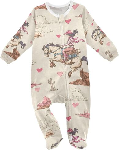 Baby Sleepers Newborn Baby One-Piece Footies for Girl Boy in Kuwait
