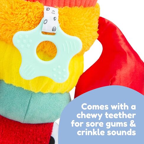 Lamaze Liam the Lobster Clip-On Sensory Baby Toy | High-Contrast Sensory Toy, Crinkle And Teether, Stroller And Car Seat Travel Toy, Ages 0 Months And Up in Kuwait