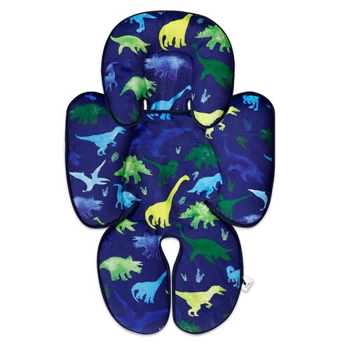 TANOFAR Car Seat Head Support Infant, Dinosaur Infant Car Seat Insert, 2-in-1 Reversible Baby Car Seat Head and Body Support, Soft Baby Car Seat Cushion for Newborn Boys in Kuwait