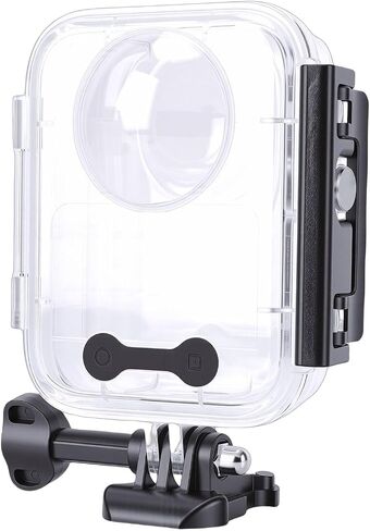 Focket Underwater Camera Case, 45m 147ft Camera Housing with Optical Glass Lens 98% Transmittance, Protective Housing with Bracket and Lens Cap for Snorkeling Scuba Diving in Saudi Arabia
