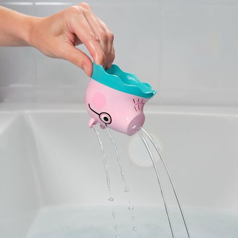 TOMY Toomies Peppa Pig - Peppa’s Nesting Family - Includes Peppa Pig, Mummy Pig, Daddy Pig and George - Nesting, Sorting & Pouring Toy - Ages 18 Months and Up in Kuwait