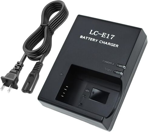 LC-E17 Battery Charger for LP-E17 Battery | Compatible with Canon EOS R8, R10, R50, RP, 200D, 250D, 750D, 760D, 800D, 850D Cameras in Kuwait