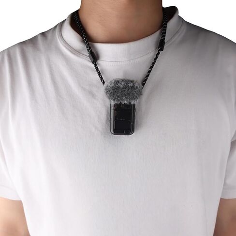 Magnetic Neck Strap for DJI Mic Mini 2/Mic 2 Transmitter Portable Magnetic Neck Mount Holder Adjustable Lanyard in Kuwait