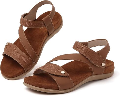 Tilocow Orthopedic Sandals with Arch Support for Woman Walking Summer in Kuwait