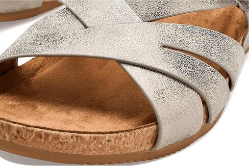 EuroSoft, Womens, Gwenda, Silver/Gold, 8, Medium in Kuwait