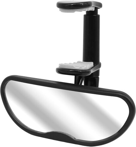 Forward Baby Rear View Mirror for Car - Clip Baby Car Mirror | 360-Degree Adjustable Baby Car Mirror without Dead Angle and Telescopic Clamping Arm, Shatterproof in Kuwait