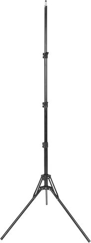 Fafeicy Ring Light Stand Adjustable Floor Support Holder Tall Stable Setup for Photography Makeup Metal Black 50 to 188.5cm 1 Pack in Kuwait