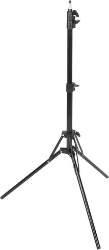 Fafeicy Ring Light Stand Adjustable Floor Support Holder Tall Stable Setup for Photography Makeup Metal Black 50 to 188.5cm 1 Pack in Kuwait