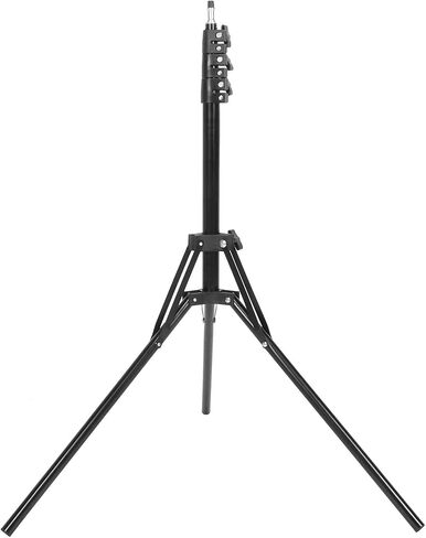 Fafeicy Ring Light Stand Adjustable Floor Support Holder Tall Stable Setup for Photography Makeup Metal Black 50 to 188.5cm 1 Pack in Kuwait