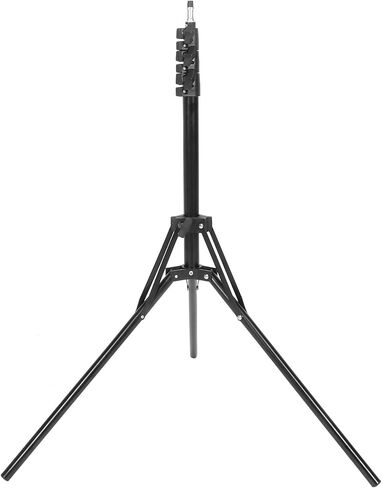 Fafeicy Ring Light Stand Adjustable Floor Support Holder Tall Stable Setup for Photography Makeup Metal Black 50 to 188.5cm 1 Pack in Kuwait