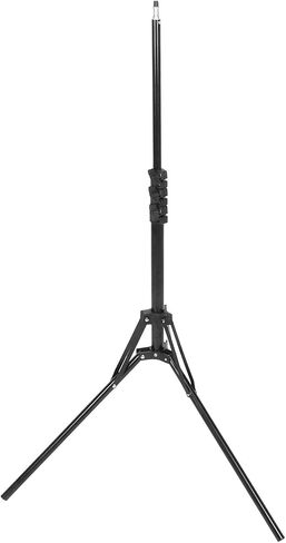 Fafeicy Ring Light Stand Adjustable Floor Support Holder Tall Stable Setup for Photography Makeup Metal Black 50 to 188.5cm 1 Pack in Kuwait