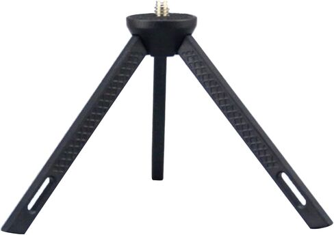 Desktop Tripod Stand for LED Camping Light Portable Work Lamp Holder Tabletop Mount Base with 1/4-Inch Thread Screw Post Black Polymer in Kuwait