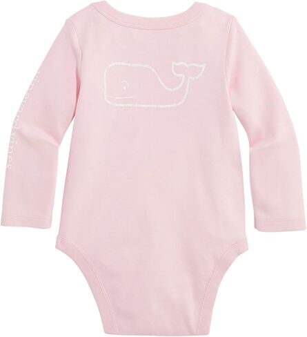 vineyard vines Baby Baby Long-sleeve Vintage Whale Body Suit in Saudi Arabia