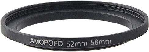 52 to 58mm /52mm to 58mm Step Up Ring Filter Adapter for UV,ND,CPL,Metal Step Up Ring,Compatible with All 52mm Camera Lenses & 58mm Accessories in Kuwait